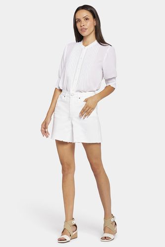 A-Line Denim Shorts White Coloured Denim | - Nydj - Modalova