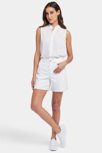 Berkyn Relaxed Denim Shorts With Super High Rise And Frayed Hems | - Nydj - Modalova