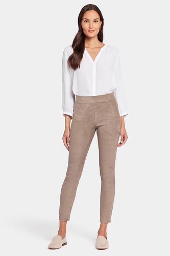 Basic Legging Trouser Light Brown Stretch Faux Suede | - Nydj - Modalova