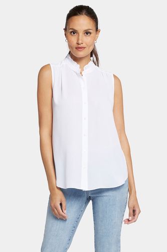 Sleeveless Ruffle Neck Blouse | - Nydj - Modalova