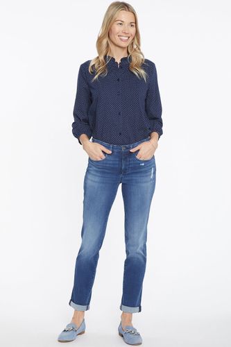 Margot Girlfriend Jeans Medium Blue Premium Denim | - Nydj - Modalova