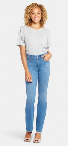 Marilyn Straight Jeans Medium Blue Waist-Match™ Denim | - Nydj - Modalova
