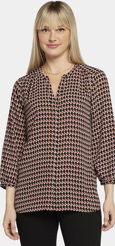 Pintuck Blouse Graphic Print | - Nydj - Modalova