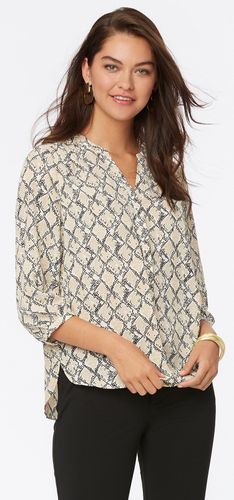 Pintuck Blouse Snake Print | - Nydj - Modalova