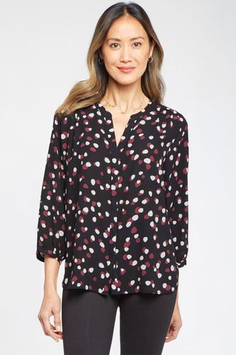 Pintuck Blouse Dot Print | - Nydj - Modalova