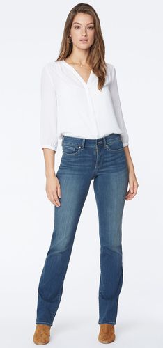 Marilyn Straight Jeans Medium Blue Sure Stretch® Denim (Tall) | - Nydj - Modalova