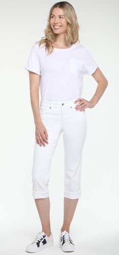 Marilyn Crop Cuff Jeans Weiß Cool Embrace® Denim | - Nydj - Modalova