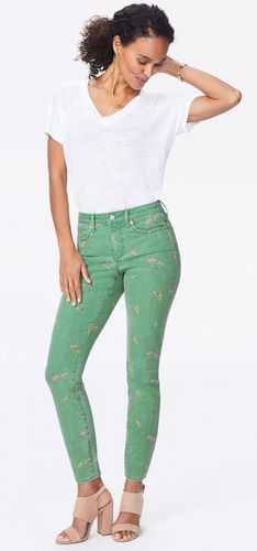 Ami Skinny Jeans Green Twill | - Nydj - Modalova