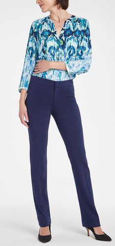 Slim Trouser Dark Blue (Petite) | - Nydj - Modalova