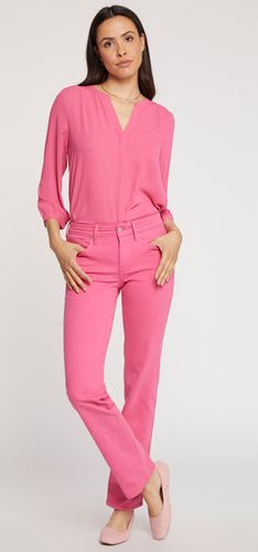 Marilyn Straight Jeans Pink Premium Denim (Petite) | - Nydj - Modalova