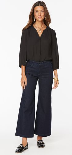 Teresa Wide Leg Ankle Jeans Dark Blue Premium Denim | - Nydj - Modalova