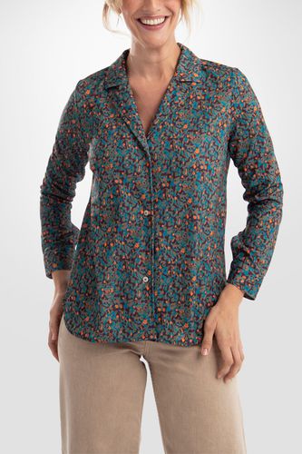 Camisa bowling mujer agata verde naranja - Sepiia - Modalova