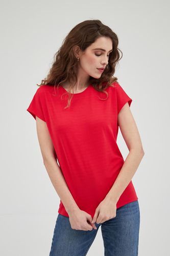 Camiseta mujer kimono rojo atlanta - Sepiia - Modalova