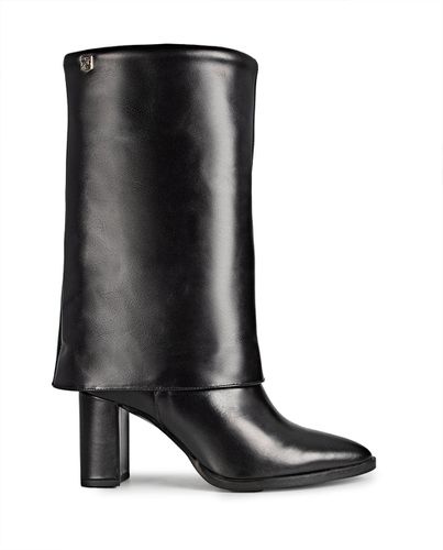 Bota Tacón Demi Piel Negro 36 - POPA - Modalova