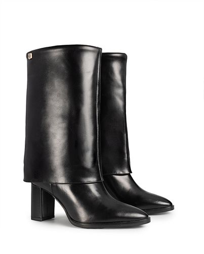 Bota Tacón Demi Piel Negro 36 - POPA - Modalova