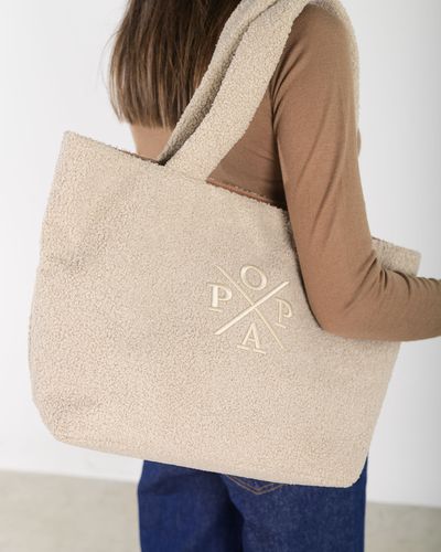 Bolso Shopper Alejandra Borreguillo Beige U - POPA - Modalova