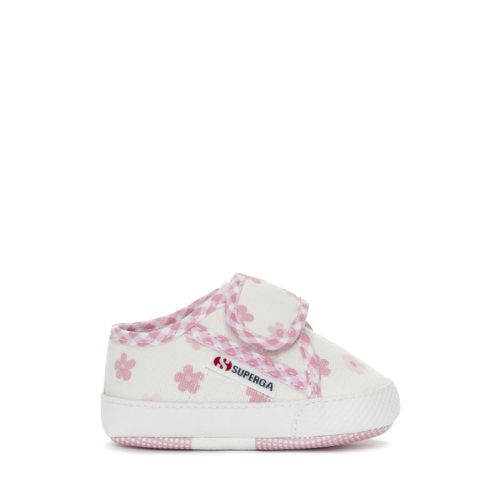Baby Strap Print Flowers Gingham - Scarpe - Sneakers - Bianco - Unisex - 16 - Superga - Modalova