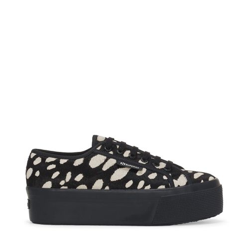 Dk Dalmatian Calf Hair - Scarpe - Sneakers - Nero - Donna - 37 - Superga - Modalova