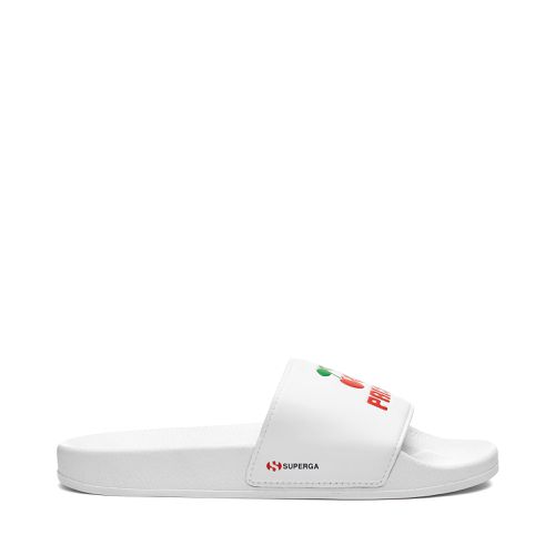 Slides Pacha Logo - Scarpe - Ciabatte - Bianco - Unisex - 36 - Superga - Modalova