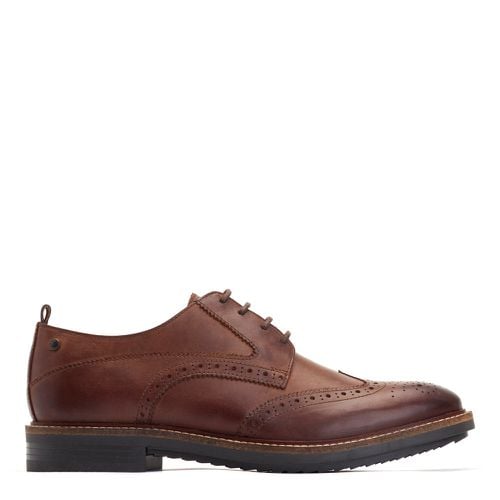 ™ Mens Nashville Pull Up Leather Brogue Shoes UK 5 - Base London - Modalova