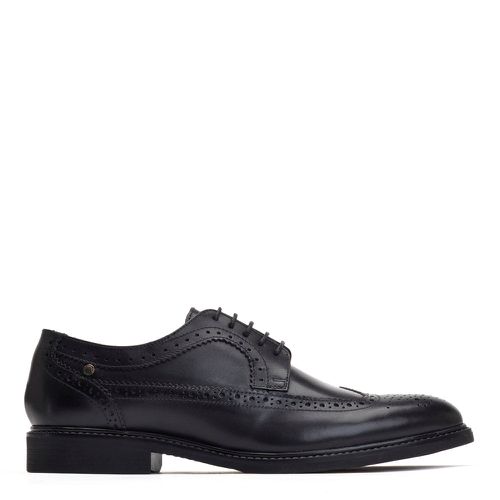 Mens Castello Waxy Leather Brogue Shoes UK 12 - Base London - Modalova