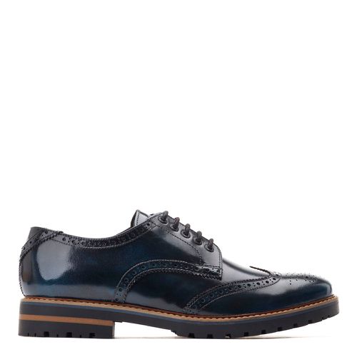 ™ Mens Gibbs Hi Shine Leather Brogues Shoes UK 9 - Base London - Modalova