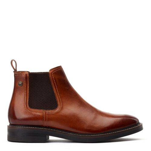 ™ Mens Portland Washed Leather Chelsea Boots UK 11 - Base London - Modalova