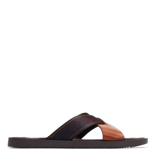 Mens Harissa Waxy Leather Sandal UK 11 - Base London - Modalova