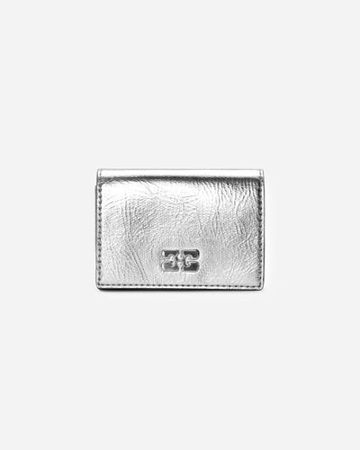 Bou Flap Card Holder Metallic ONE SIZE - Ganni - Modalova