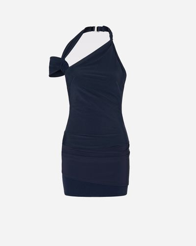 Nike x JACQUEMUS Layered Dress DARK OBSIDIAN - L - NIKE QS/TZ - Modalova