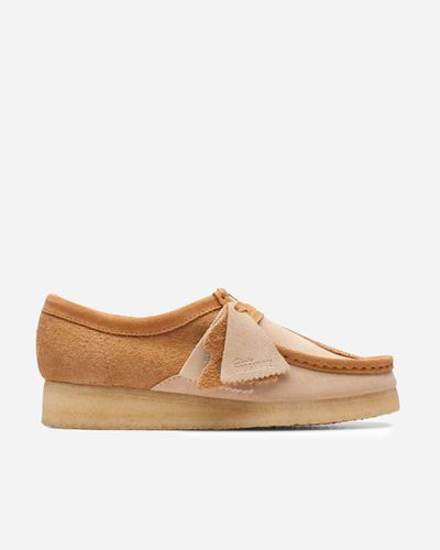 Wallabee 36 - 5253 Mid Tan Combi - CLARKS ORIGINALS - Modalova