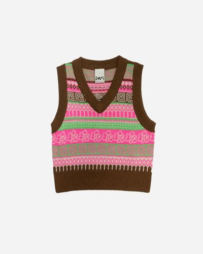 Mud Brick Tight Fitted Vest SHOCKING - L - P.A.M - Modalova