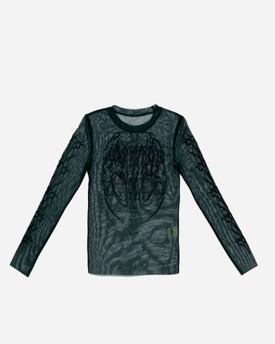 Wings Long Sleeve Mesh Top MESH - S - P.A.M - Modalova