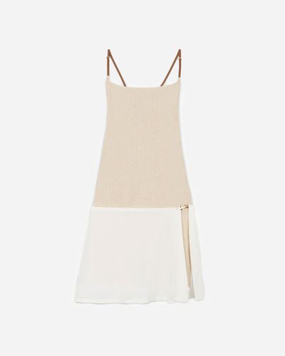 X JACQUEMUS Ribbed Shorts Bodysuit PEARL /SAIL - 2XL - Nike - Modalova