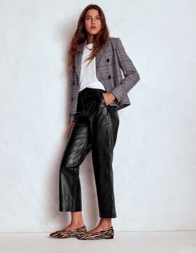 Pantalon Canonbury en cuir-Noir - Boden - Modalova