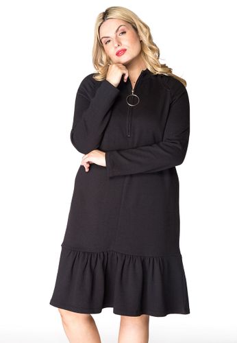 Dress-sweater ruffled - Yoek - Modalova