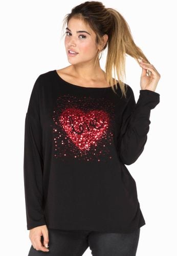 Shirt wide glitter love - Yoek - Modalova