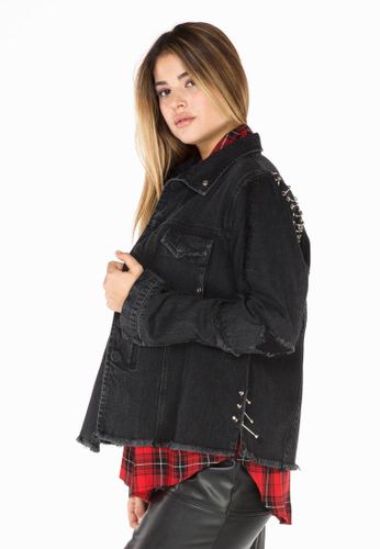 Jacke Denim Metallringe - Yoek - Modalova