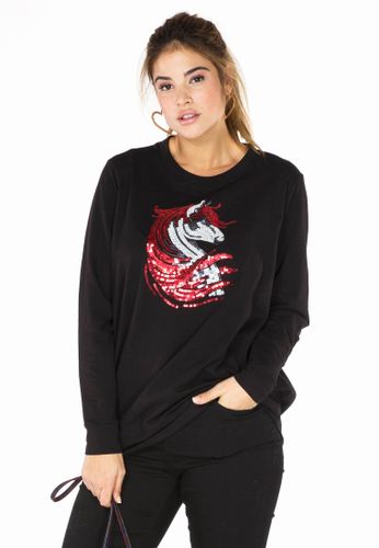 Sweater paillet horsehead - Yoek - Modalova