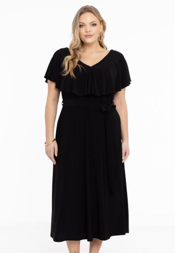 Kleid Rüschen V-Ausschnitt DOLCE - Yoek - Modalova