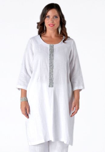 Kleid mit Perlen LINEN - Yoek - Modalova