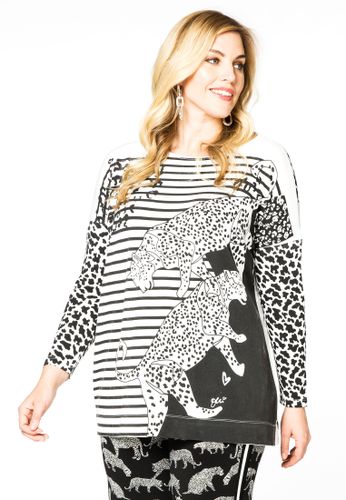 Sweater Leopard Streifen - Yoek - Modalova