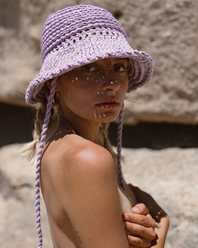 Knitted Bucket Hat - Mumshandmade - Modalova