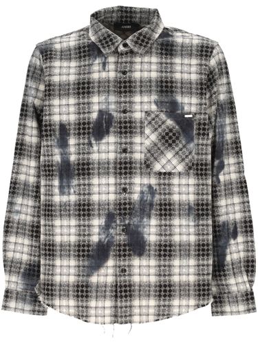 Ausgefranstes kariertes Hemd - Amiri - Modalova