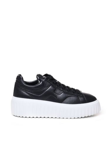 Schwarze Nappa-Leder-Sneaker mit Memory-Schaum - Hogan - Modalova