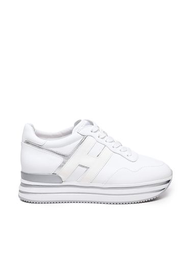 Weiße Wildleder Midi Plattform Sneaker - Hogan - Modalova