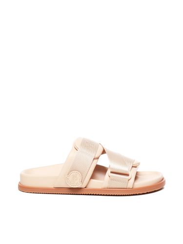 Mon Summer Light Pink Slides - Moncler - Modalova