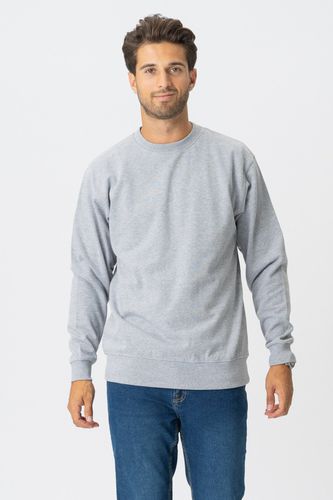 Basic Crewneck - Grau - Male - TeeShoppen - Modalova