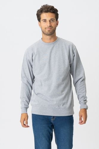 Basic Crewneck - Grau - Mann - TeeShoppen - Modalova