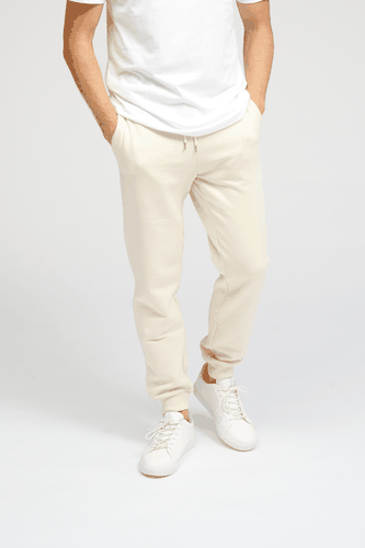 Basic Jogginghose - Leichtes Beige - Mann - TeeShoppen - Modalova